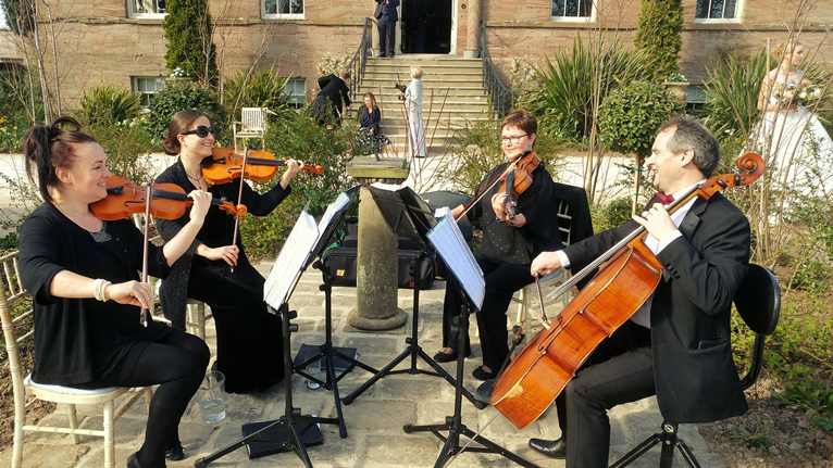 Wedding String Quartet at Newton Hall
