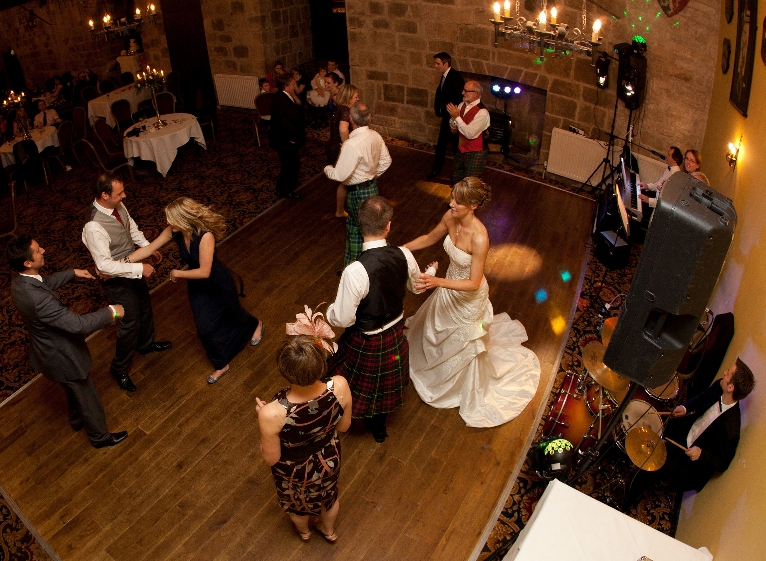 Ceilidh Knights Band at Langley Castle Northumberland